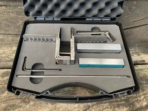 Axe Sharpening Jig with Stones in a Custom Box - {{  product.type }} - Engineered for Axemen